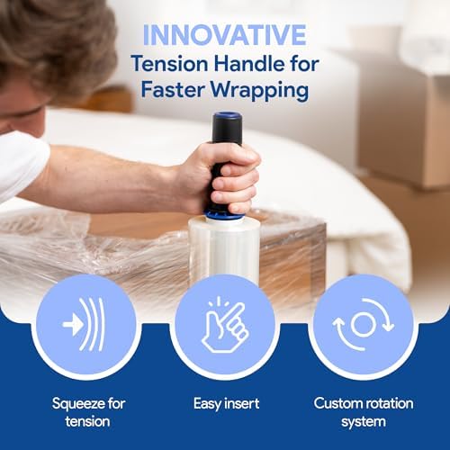 International Plastics Co. 15" Plastic Stretch Wrap - Image 3