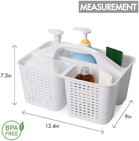 Tiawudi Portable Shower Caddy, Caddy Organizer - Image 2