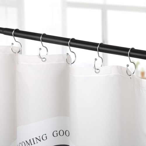 Goowin Shower Curtain Hooks, Anti-Fall S-Shaped Shower Curtain Ring, Decorative - Image 7