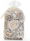 Linen White Fragrance Potpourri Bag Home Décor | Floral Petals Vase & Bowl by Naturally