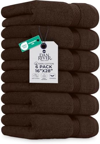 DAN RIVER 6-Pack Premium Hand Towels by DanRiver