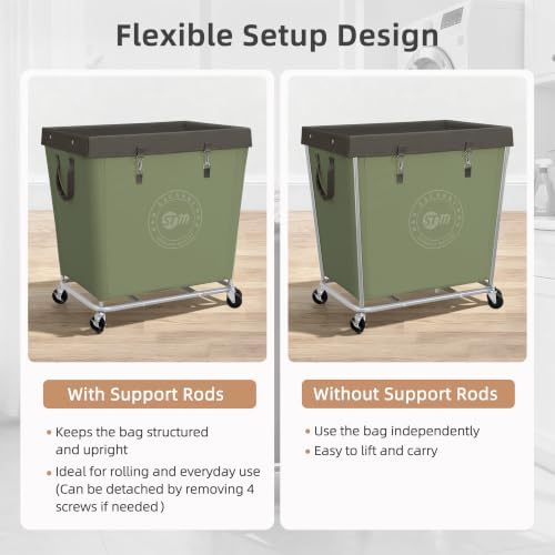 STORAGE MANIAC Commercial Laundry Hamper - Image 6