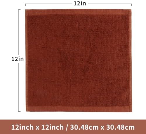 Washcloths Set, 12x12 Inch - Image 2