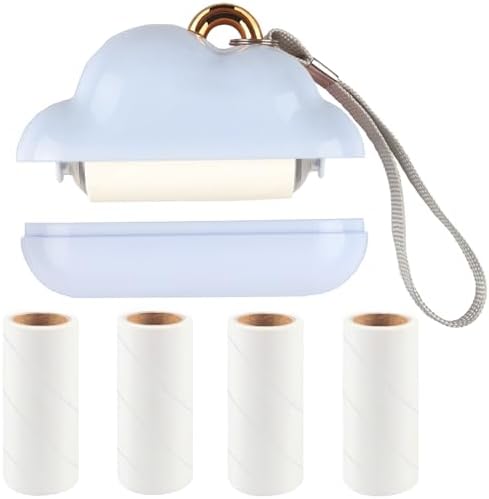 Mini Lint Roller Travel Size, Reusable Pet Hair Remover by Nokiils