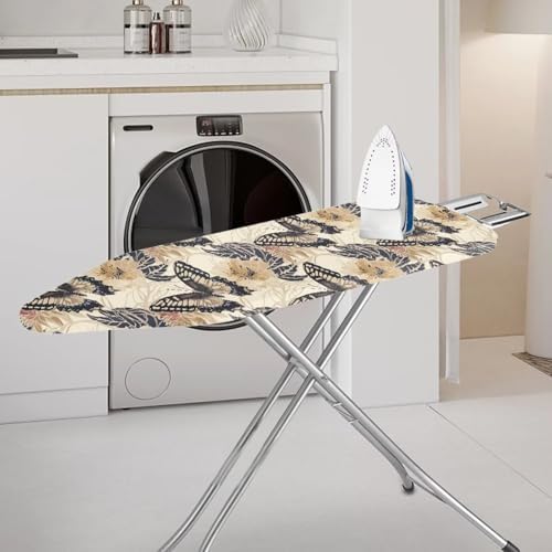Vintage Butterfly Steam Ironing Board Cover, Hand Draw Monarch Butterflies - Image 2