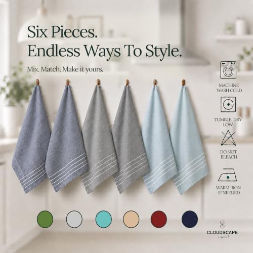 CLOUDSCAPE Kitchen Towels Cotton - Image 3