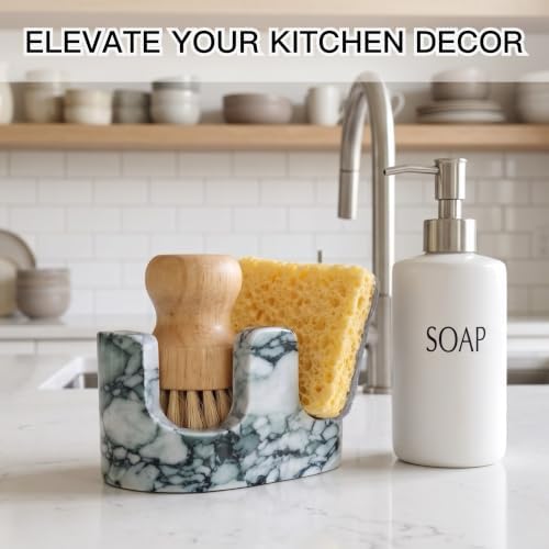 Jade Green Marble Sponge Holder - Image 7