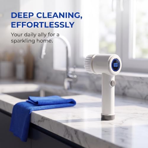 Cordless Spin Scrubber, IPX7 Electric Cleaning Brush - Image 7