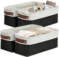 DECOMOMO Narrow Storage Bins, Small Storage Baskets by DECOMOMO