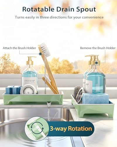 Minimalist Sink Caddy, Rustproof Sponge Holder - Image 5