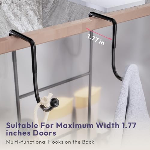 SWTYMIKI Over the Door Shower Caddy Hanging - Image 6