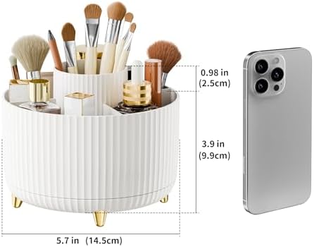 fanado 360° Rotate Makeup Brush Holder Organizer, Makeup Organizers Countertop - Image 6