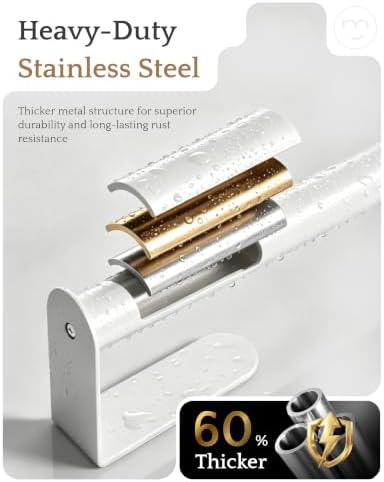 Paper Towel Holder Under Cabinet Adhesive or Drilling White - Image 3