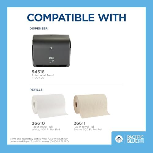 Georgia-Pacific Pacific Blue Ultra 9" Paper Towel Roll by GP PRO, 500 Feet Per - Image 6