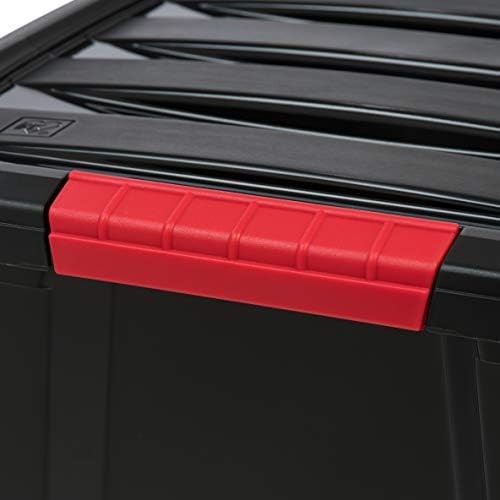 IRIS USA 4-Pack 32 Quart Storage Bins - Image 4