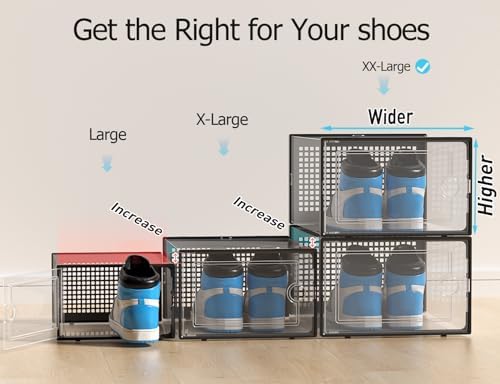 Kuject XX-Large Shoe Storage Boxes 12 Pack - Image 3