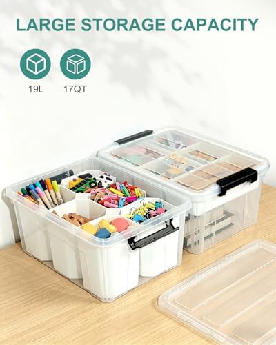 EOENVIVS Clear Storage Bins - Image 6