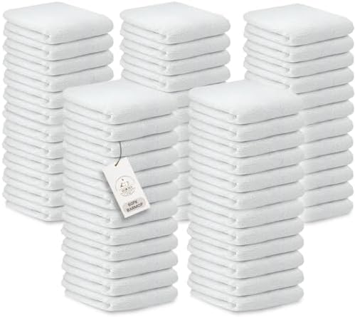 Bar Mop Towels Pack of 60 – Bulk Terry Cleaning Rags 16"x19" – Absorbent by ASTILTEXCottonTowels