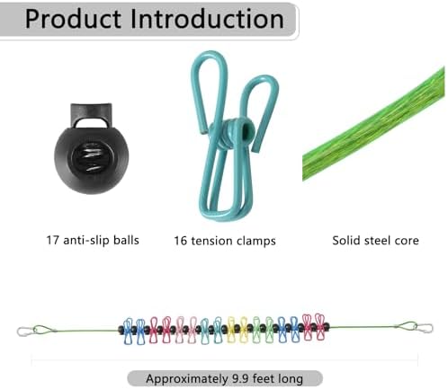 ISQ Steel Core Camping Clothesline - Image 4