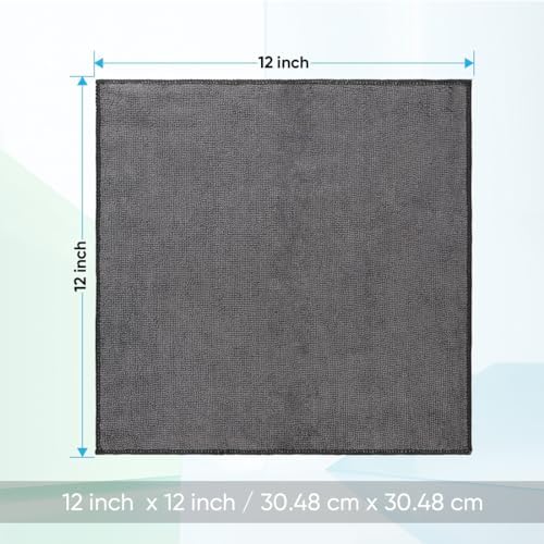 HOMEXCEL Washcloths 50PK, Ultra Soft&Highly Absorbent Face Towels, 12X12 in - Image 2