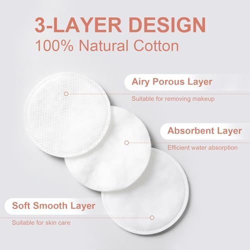 Cotton Round Holder and Dispenser, Acrylic Cotton Round Container - Image 4