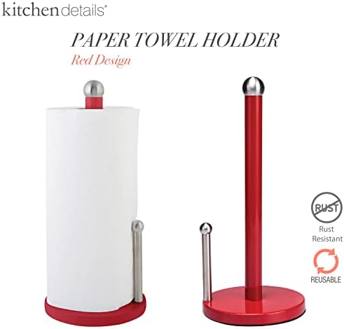 Kitchen Details Paper Towel Holder in Red - Image 2