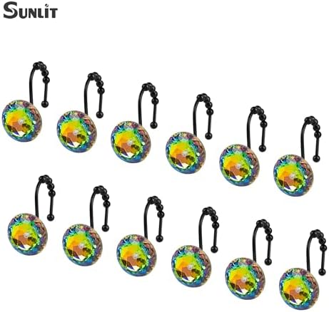 Sunlit Luxury Design Glitter Round Colorful Diamond Crystal Gem Bling - Image 3