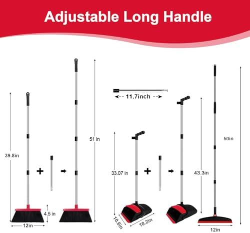 Broom and Dustpan Combo Set - Image 2