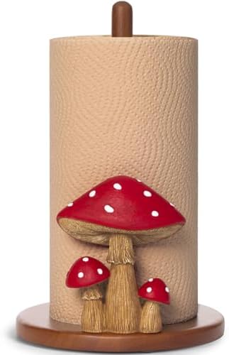 Mushroom Paper Towel Holder by BestGiftEver
