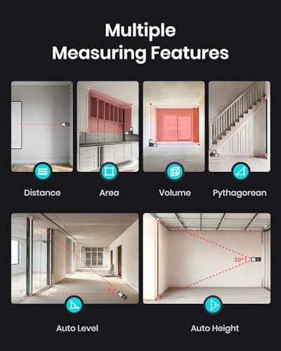 MILESEEY Laser Measure, Laser Measuring Tool - Image 5