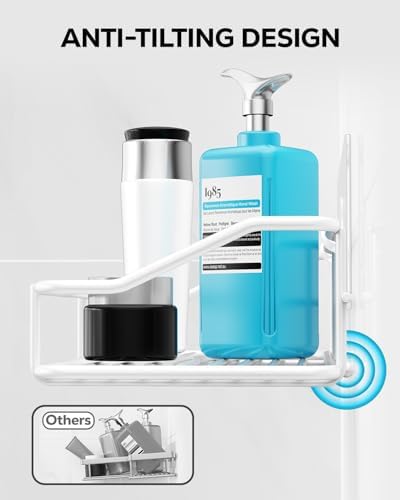 Nieifi Shower Caddy Adhesive, Shower Shelves, Shampoo Holder - Image 4