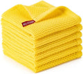 Kitchen Towels 6-Pack Kitchen Dish Cloths, 100% Cotton, 12x12 In by BOOMIBOO