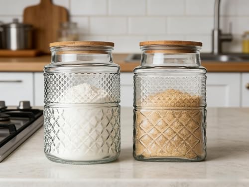 60 FL OZ/0.5 Gal Vintage Glass Storage Jar - Image 6