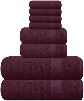 GLAMBURG Ultra Soft 8-Piece Towel Set by GLAMBURG