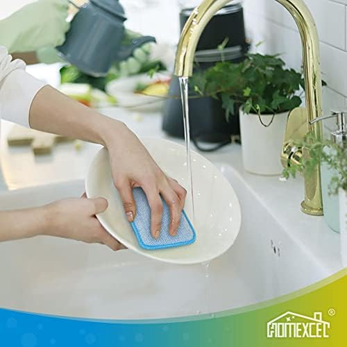 HOMEXCEL 12PK Scrub&Wipe Cloths, Dual-Sided Non-Scratch Sponges - Image 5