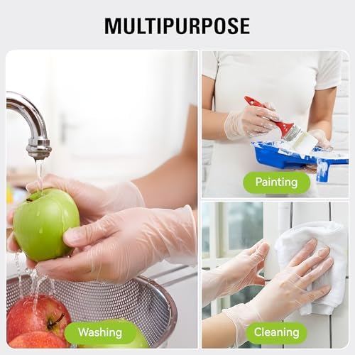 SWIFTLITE Disposable Vinyl Gloves, Food Safe - Image 6