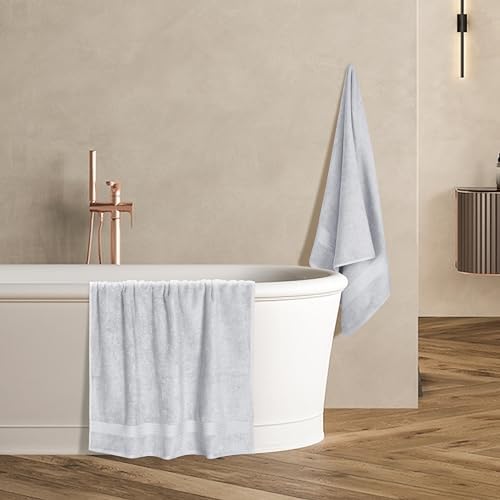 GLAMBURG Premium Cotton 4 Pack Bath Towel Set - Image 5