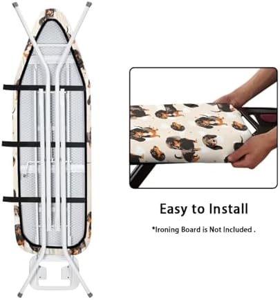 GLENLCWE Cute Dachshund Ironing Board Cover - Image 4