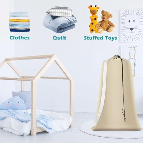 Coomee Heavy Duty Laundry Bag, 2 Pack XXL Nylon Laundry Bags - Image 7