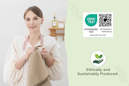 Organic Cotton Beige Flour Sack Towels - Image 7