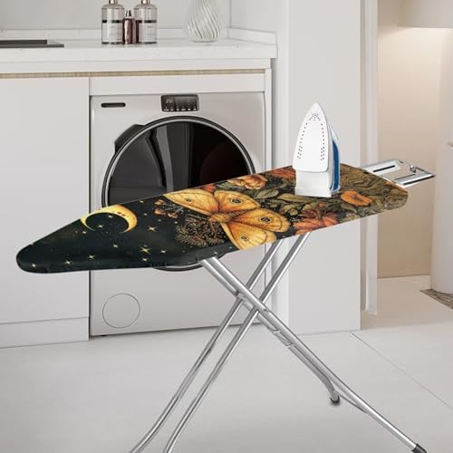 Butterfly Starry Sky Steam Ironing Board Cover, Retro Butterfly Flower Cluster - Image 2