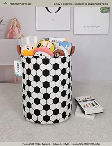 Round Geometric Hexagon Laundry Basket Hamper - Image 6