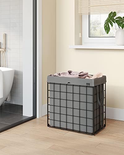 SONGMICS Laundry Hamper, Collapsible, 29 Gal. - Image 3