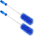 Baderke 2 Pcs Drain Brush Pipe Cleaning Tube Brush, 19.7 x 2.4 Inch by Baderke