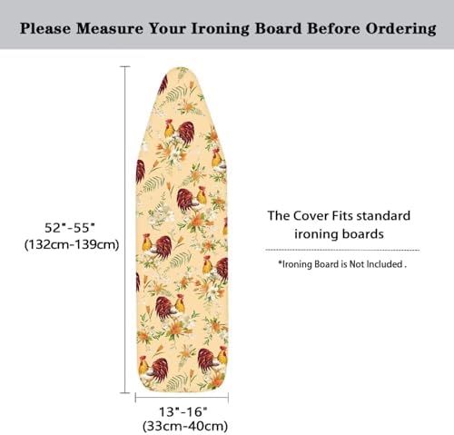 GLENLCWE Rooster Ironing Board Cover Suitable - Image 5