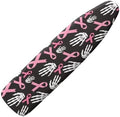 Skeleton Hand Pink Ribbon Ironing Board Cover, Breast Cancer Awareness by Daulesho