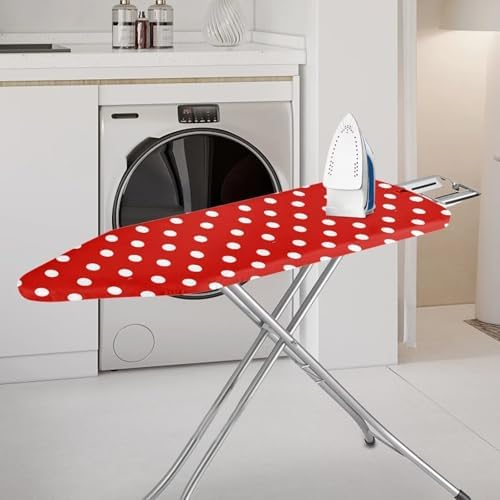 Dot Red Ironing Board Cover and Pad Standard Ironing Board Cover - Image 2