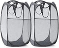 TECHMILLY Collapsible Mesh Pop Up Laundry Hamper by TECHMILLY