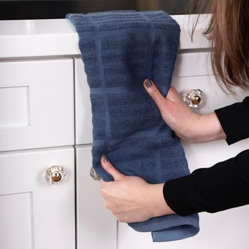 All-Clad Solid & Coordinate Kitchen Towels: Highly Absorbent, Super Soft Long - Image 4