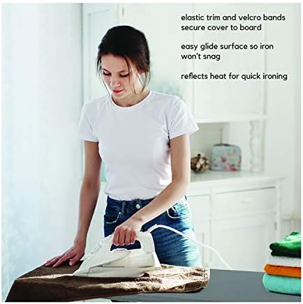 Simplify Ironing Board Cover and Pad | Silicone Coated | Scorch Resistant | - Image 6